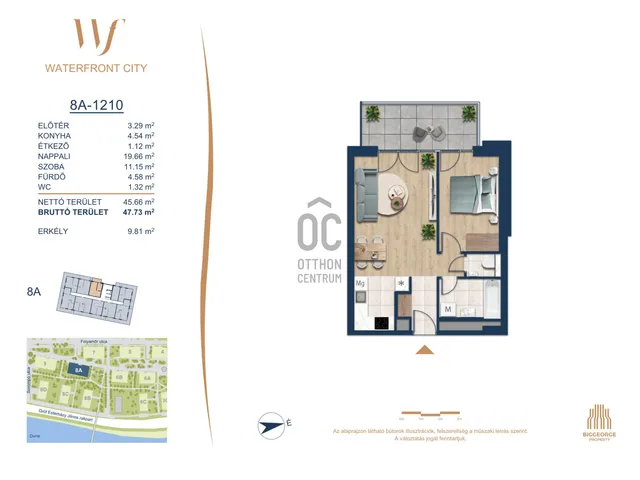 Eladó lakás Budapest III. kerület 45 nm