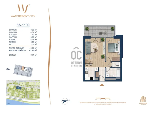 Eladó lakás Budapest III. kerület 45 nm