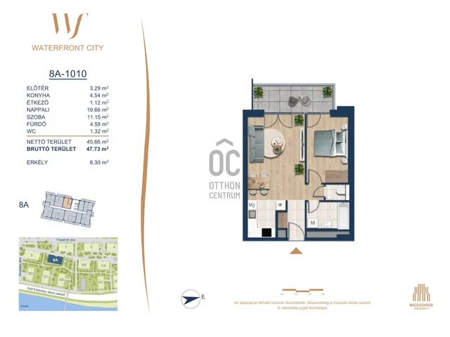 Eladó lakás Budapest III. kerület 45 nm