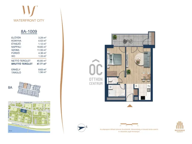 Eladó lakás Budapest III. kerület 45 nm