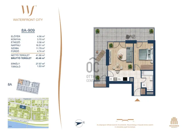 Eladó lakás Budapest III. kerület 41 nm