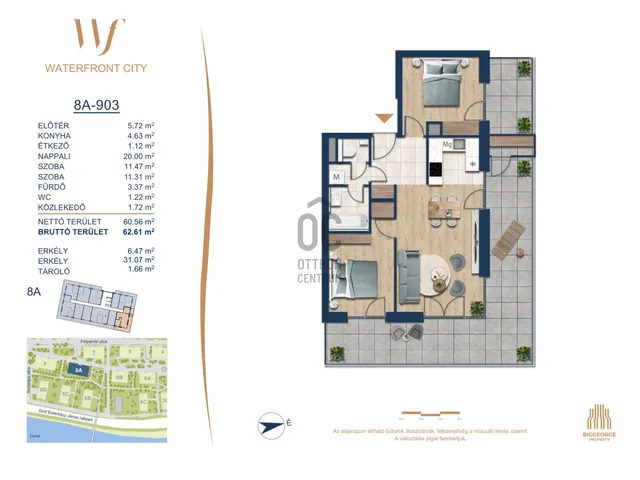 Eladó lakás Budapest III. kerület 60 nm