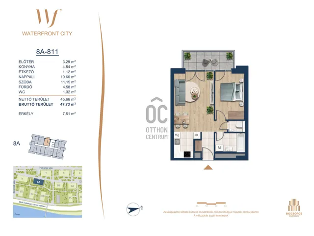 Eladó lakás Budapest III. kerület 45 nm