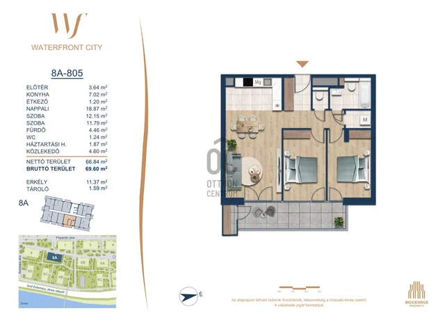 Eladó lakás Budapest III. kerület 66 nm