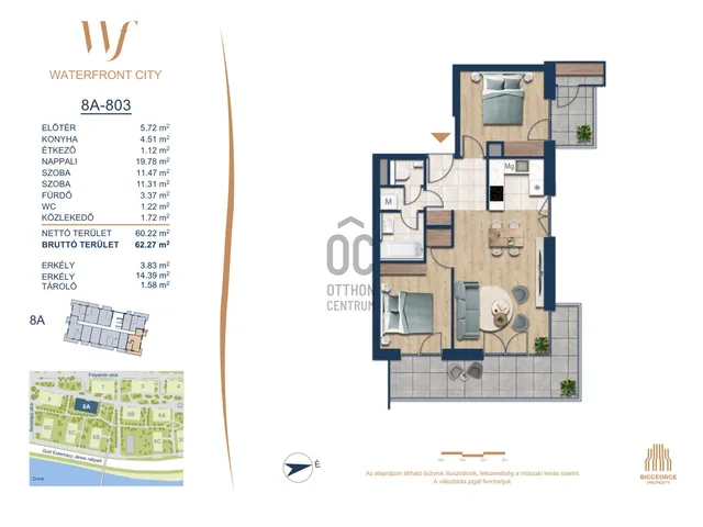 Eladó lakás Budapest III. kerület 60 nm