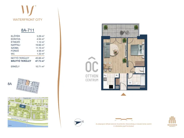 Eladó lakás Budapest III. kerület 45 nm