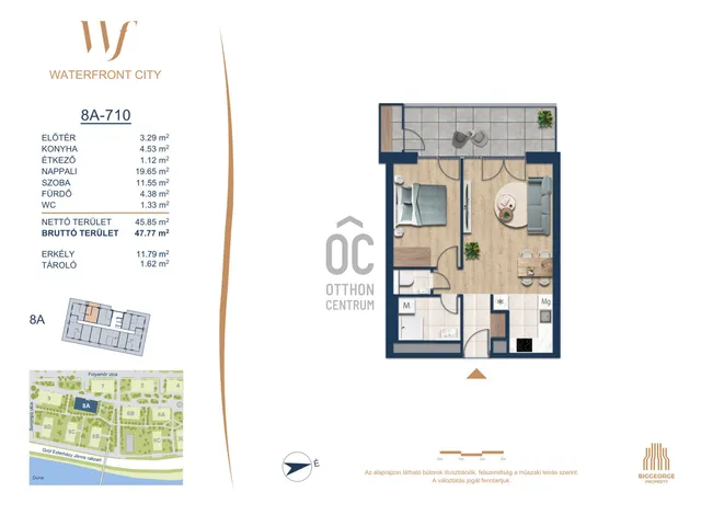 Eladó lakás Budapest III. kerület 45 nm