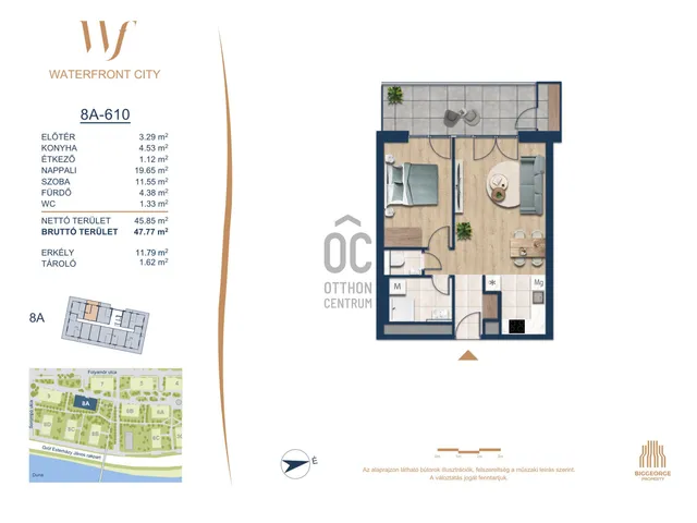 Eladó lakás Budapest III. kerület 45 nm