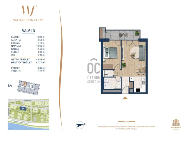 Eladó lakás Budapest III. kerület 45 nm