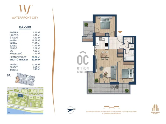 Eladó lakás Budapest III. kerület 60 nm