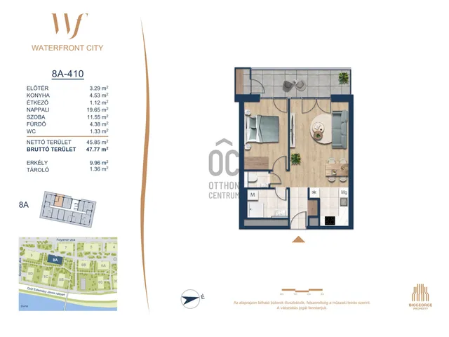 Eladó lakás Budapest III. kerület 45 nm