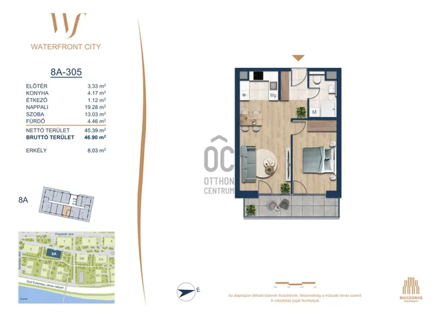 Eladó lakás Budapest III. kerület 45 nm