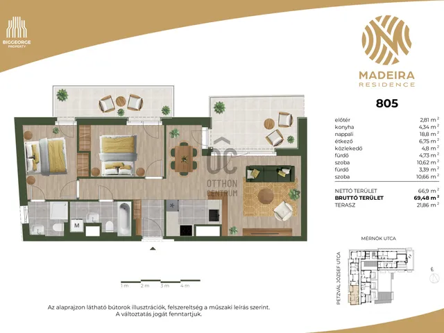 Eladó lakás Budapest XI. kerület 66 nm