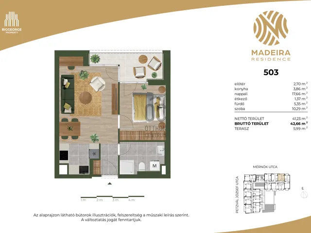 Eladó lakás Budapest XI. kerület 41 nm