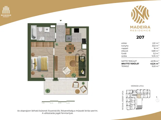 Eladó lakás Budapest XI. kerület 40 nm