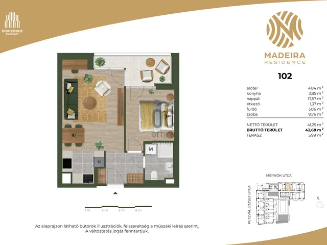 Eladó lakás Budapest XI. kerület 41 nm