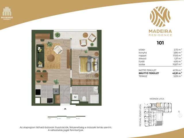 Eladó lakás Budapest XI. kerület 41 nm