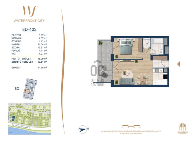 Eladó lakás Budapest III. kerület 48 nm