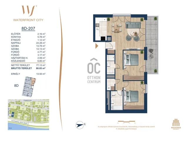 Eladó lakás Budapest III. kerület 77 nm