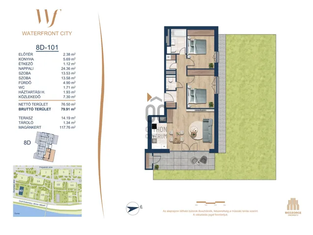 Eladó lakás Budapest III. kerület 76 nm
