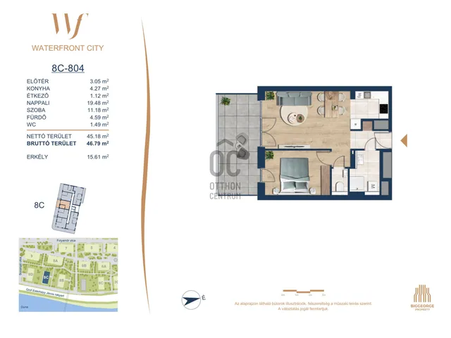 Eladó lakás Budapest III. kerület 45 nm