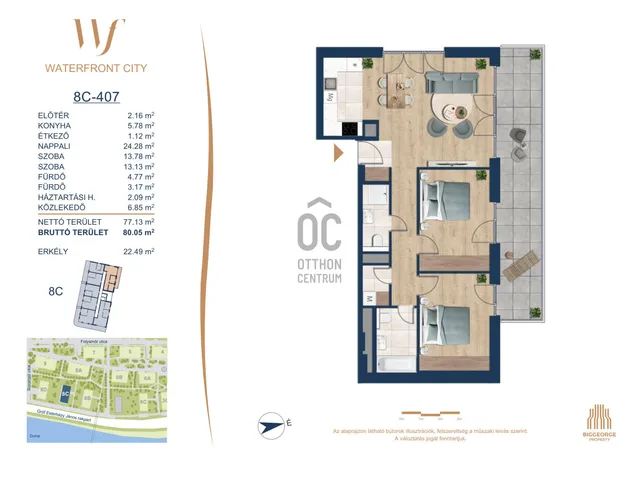 Eladó lakás Budapest III. kerület 77 nm