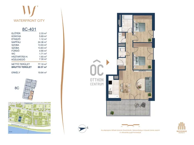 Eladó lakás Budapest III. kerület 77 nm