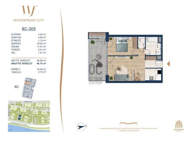 Eladó lakás Budapest III. kerület 46 nm