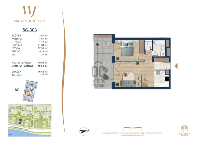 Eladó lakás Budapest III. kerület 48 nm