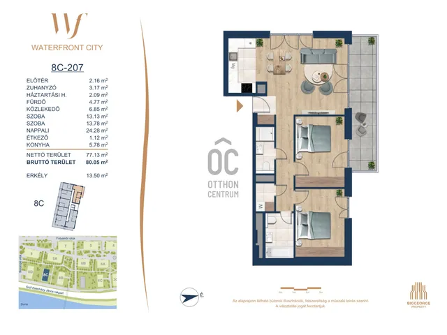 Eladó lakás Budapest III. kerület 77 nm