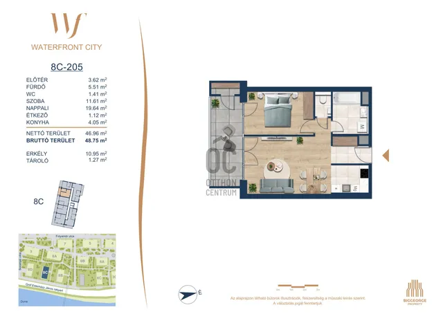 Eladó lakás Budapest III. kerület 46 nm