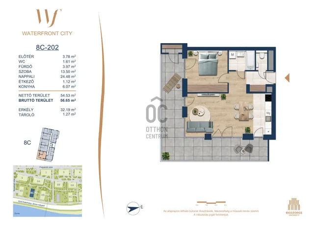 Eladó lakás Budapest III. kerület 54 nm