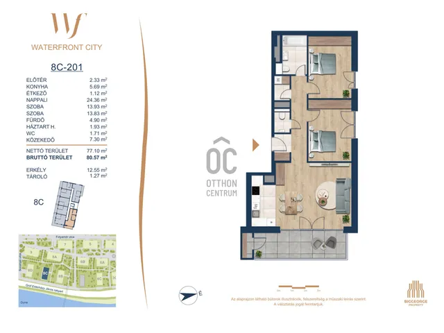 Eladó lakás Budapest III. kerület 77 nm