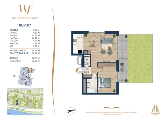 Eladó lakás Budapest III. kerület 57 nm