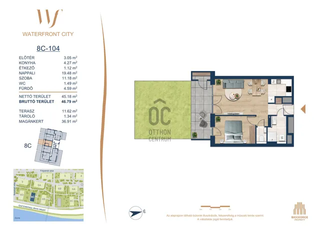 Eladó lakás Budapest III. kerület 45 nm