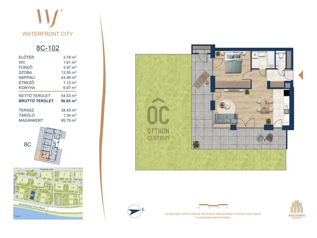 Eladó lakás Budapest III. kerület 54 nm