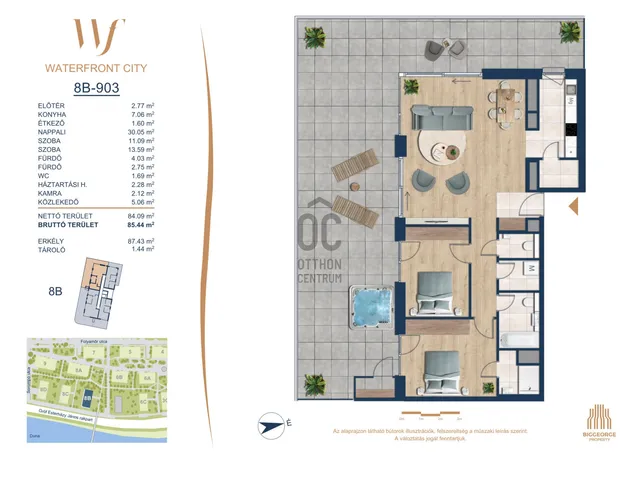 Eladó lakás Budapest III. kerület 84 nm