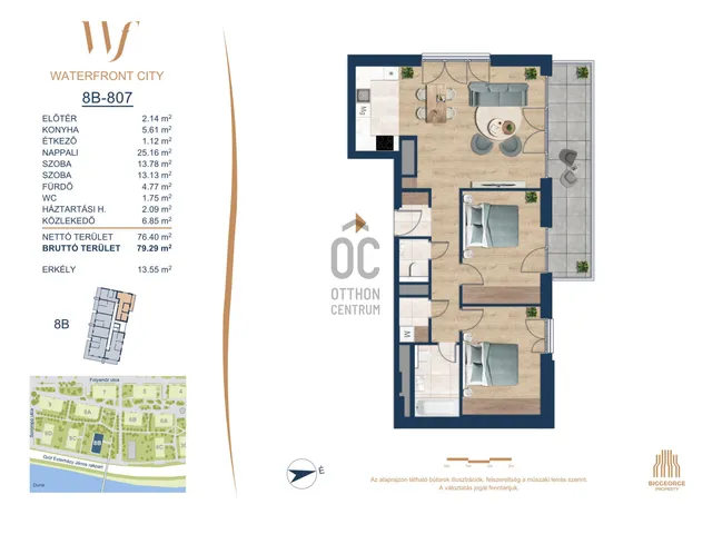 Eladó lakás Budapest III. kerület 76 nm