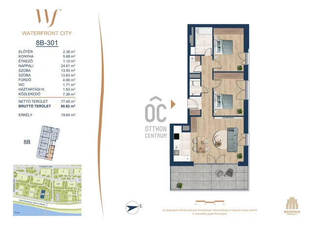 Eladó lakás Budapest III. kerület 77 nm