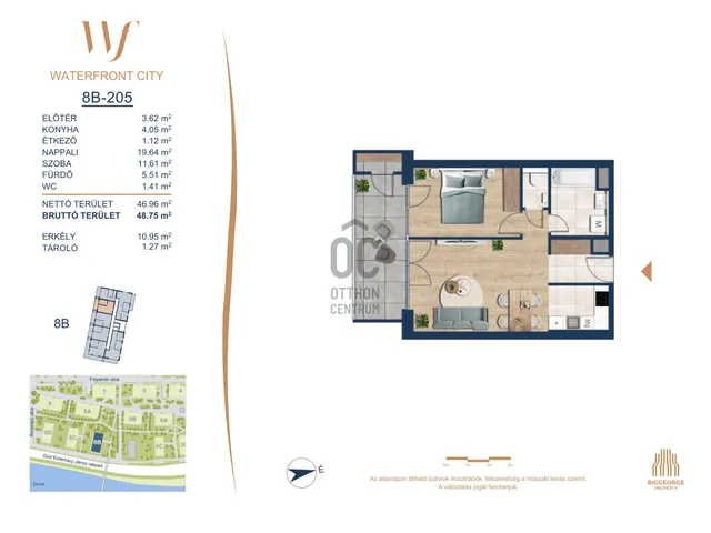 Eladó lakás Budapest III. kerület 46 nm