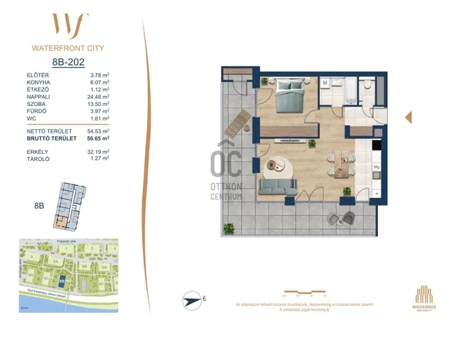 Eladó lakás Budapest III. kerület 54 nm