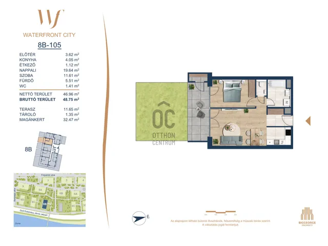 Eladó lakás Budapest III. kerület 46 nm