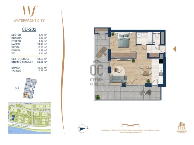 Eladó lakás Budapest III. kerület 54 nm