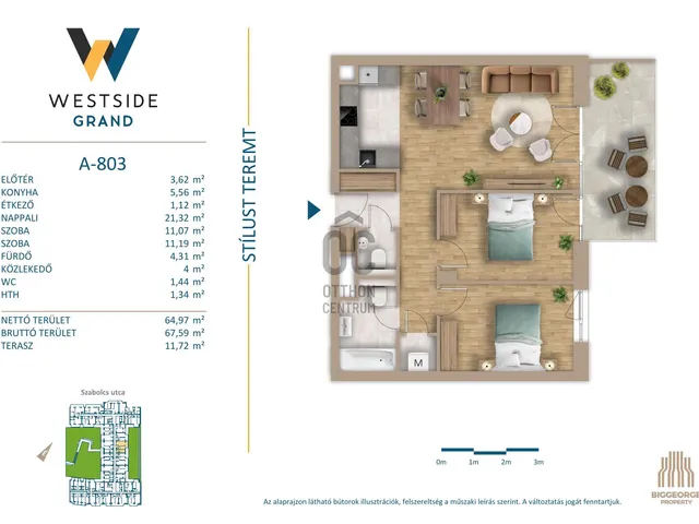 Eladó lakás Budapest XIII. kerület, Lőportárdűlő 70 nm