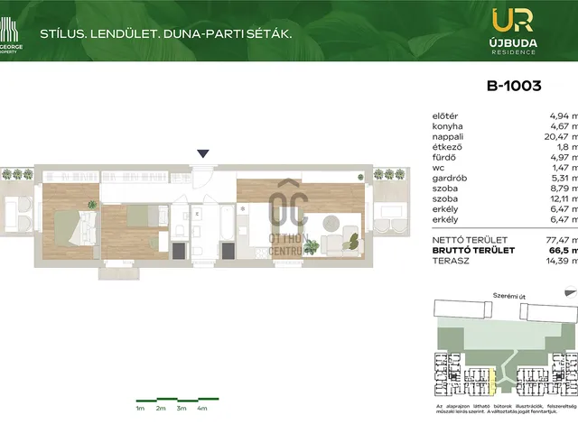 Eladó lakás Budapest XI. kerület, Kelenföld, Barázda utca 65 nm