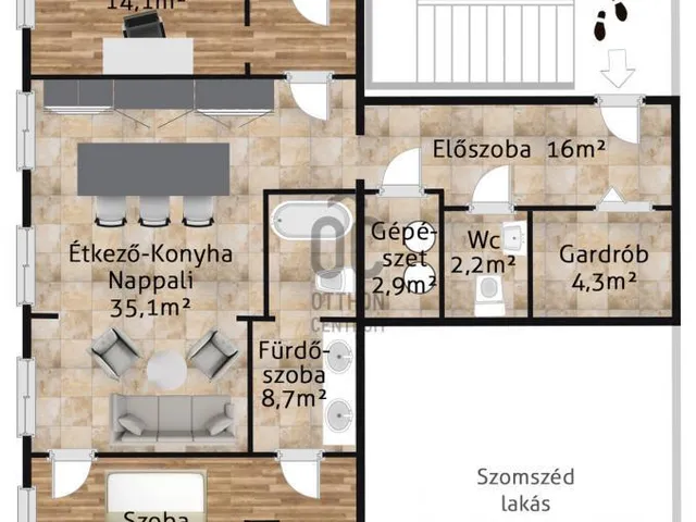 Eladó lakás Budapest VI. kerület, Diplomatanegyed 97 nm
