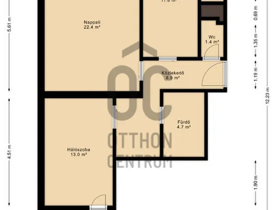 Eladó lakás Budapest X. kerület, Laposdűlő 59 nm