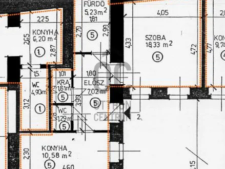 Eladó lakás Budapest VII. kerület, Belső-Erzsébetváros 44 nm