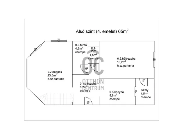 Eladó lakás Budapest IV. kerület, Káposztásmegyer, Dunakeszi utca 106 nm