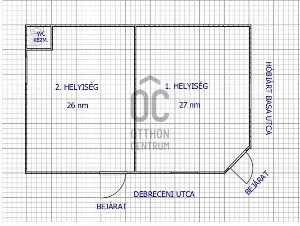 Eladó kereskedelmi és ipari ingatlan Szeged, Felsőváros 53 nm